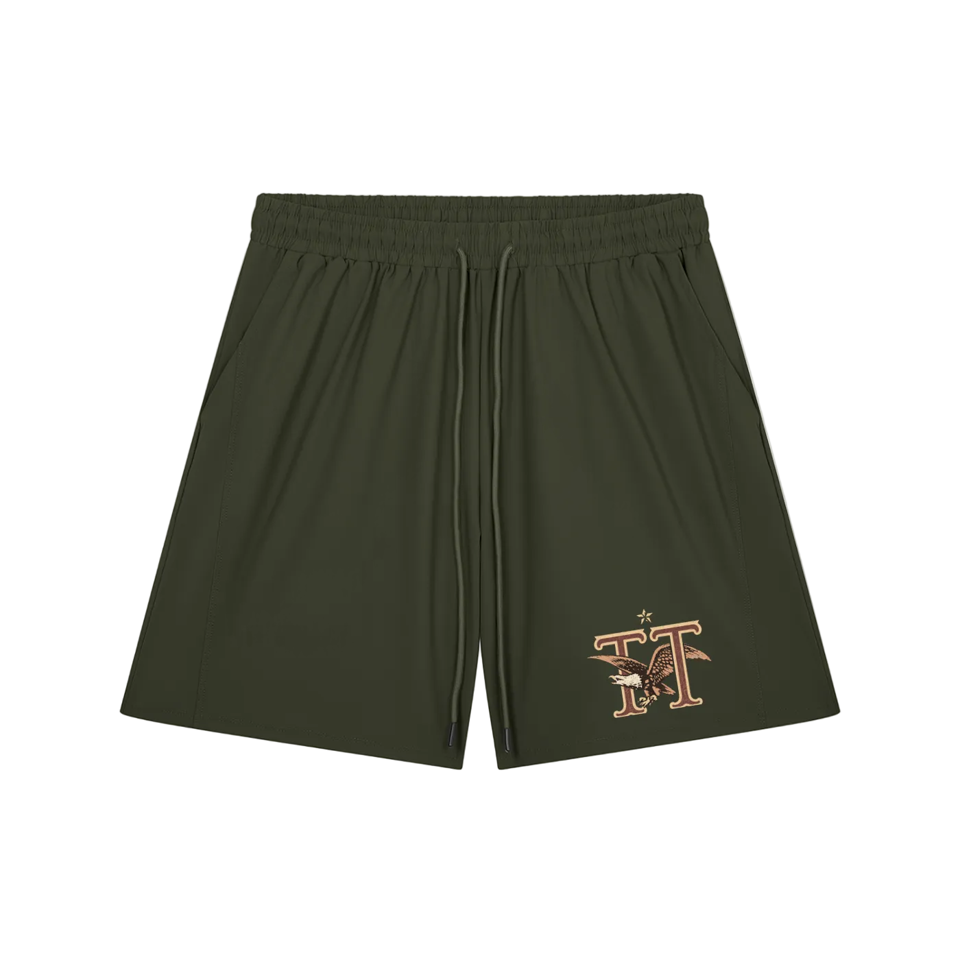 Vintage Eagle Drawstring Shorts
