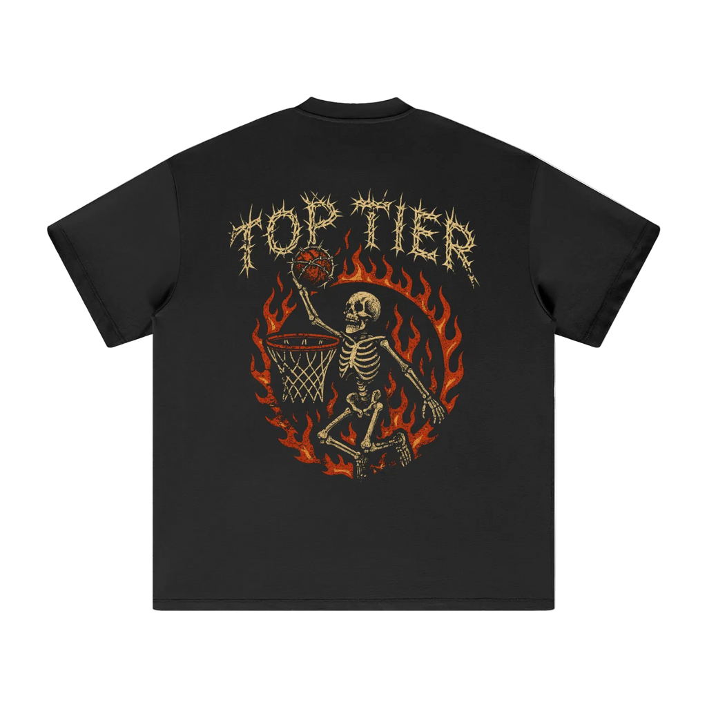 Top Tier Barbed Wire Heavyweight Earth Tone T-Shirt