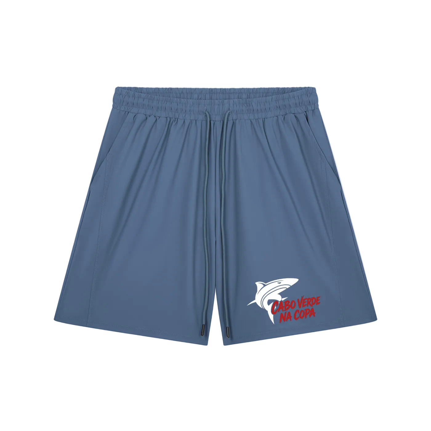 Cabo Verde Na Copa Red Drawstring Shorts