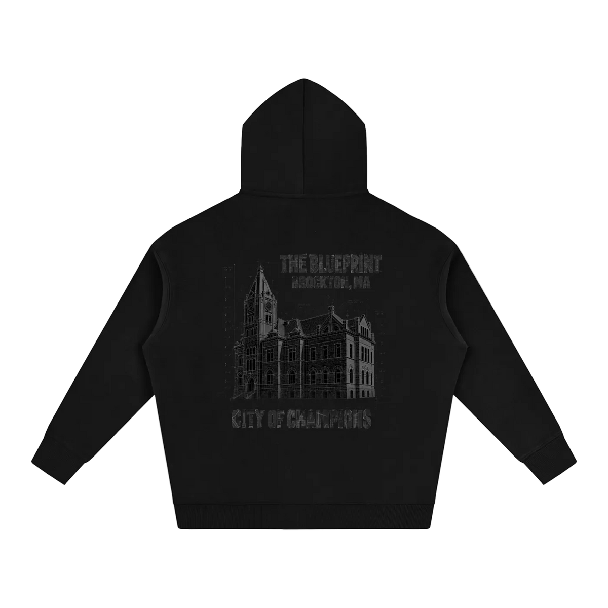 "Brockton - The Blueprint" Oversized Hoodie