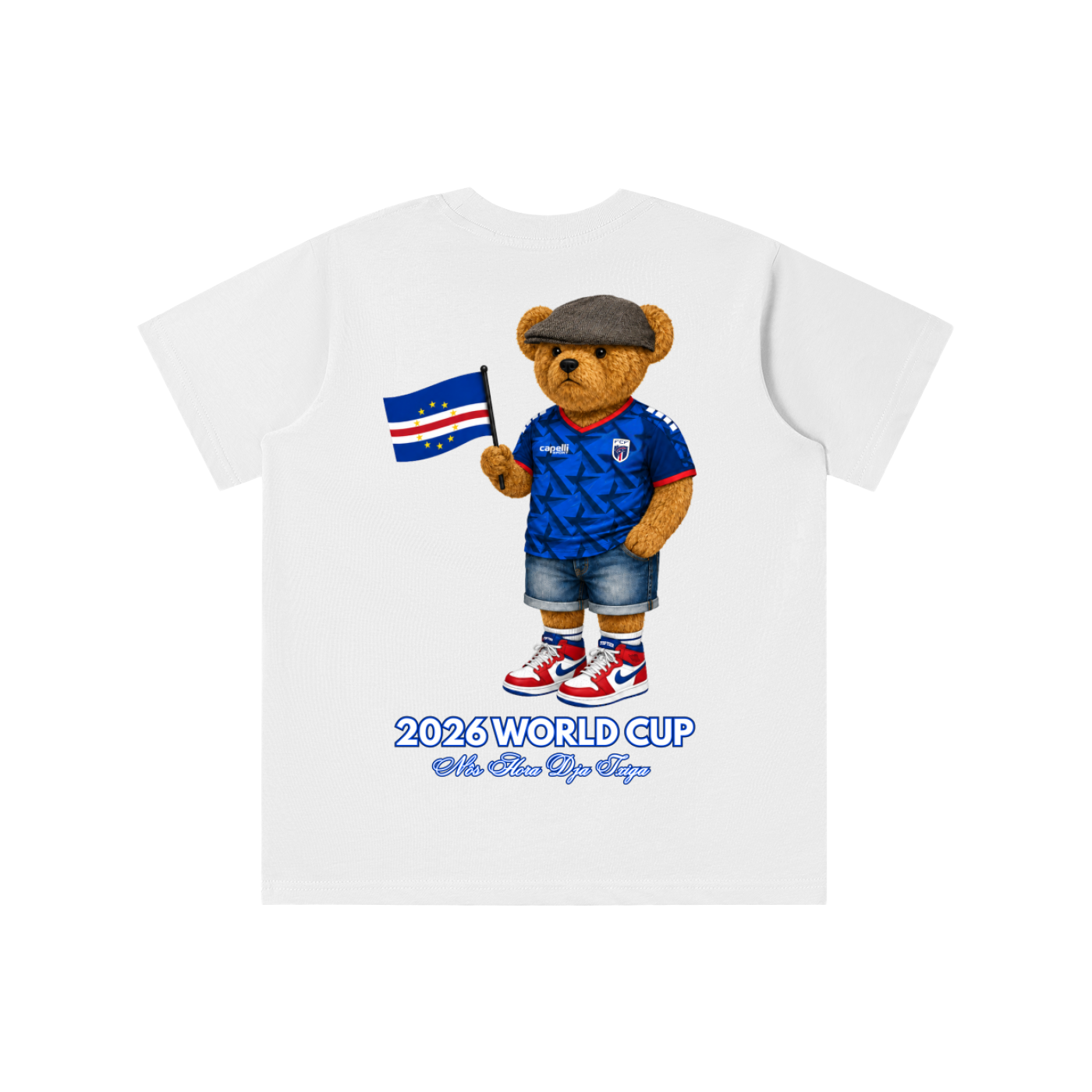Cabo Verde 2026 World Cup Bear T-Shirt