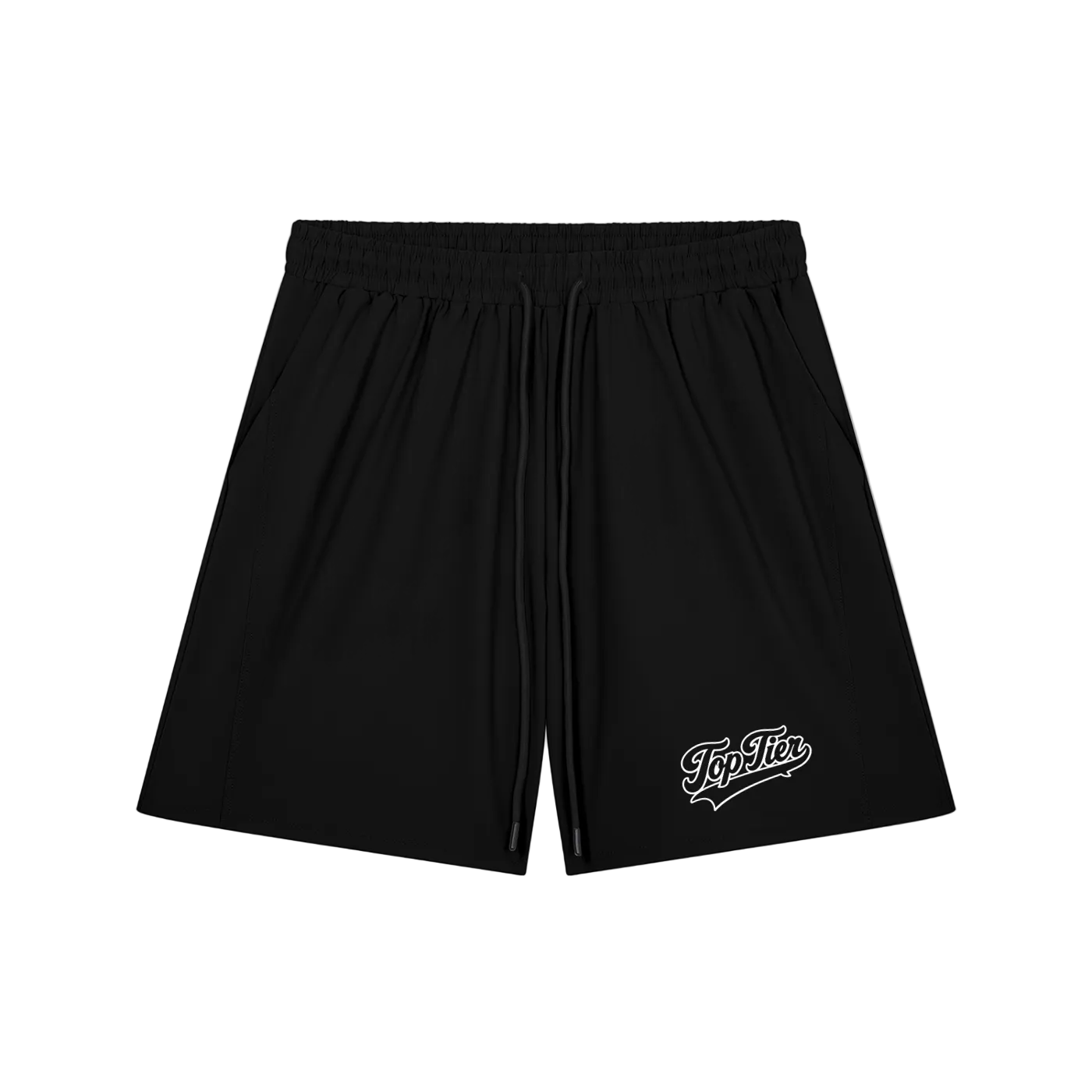 Top Tier Varsity Script Drawstring Shorts