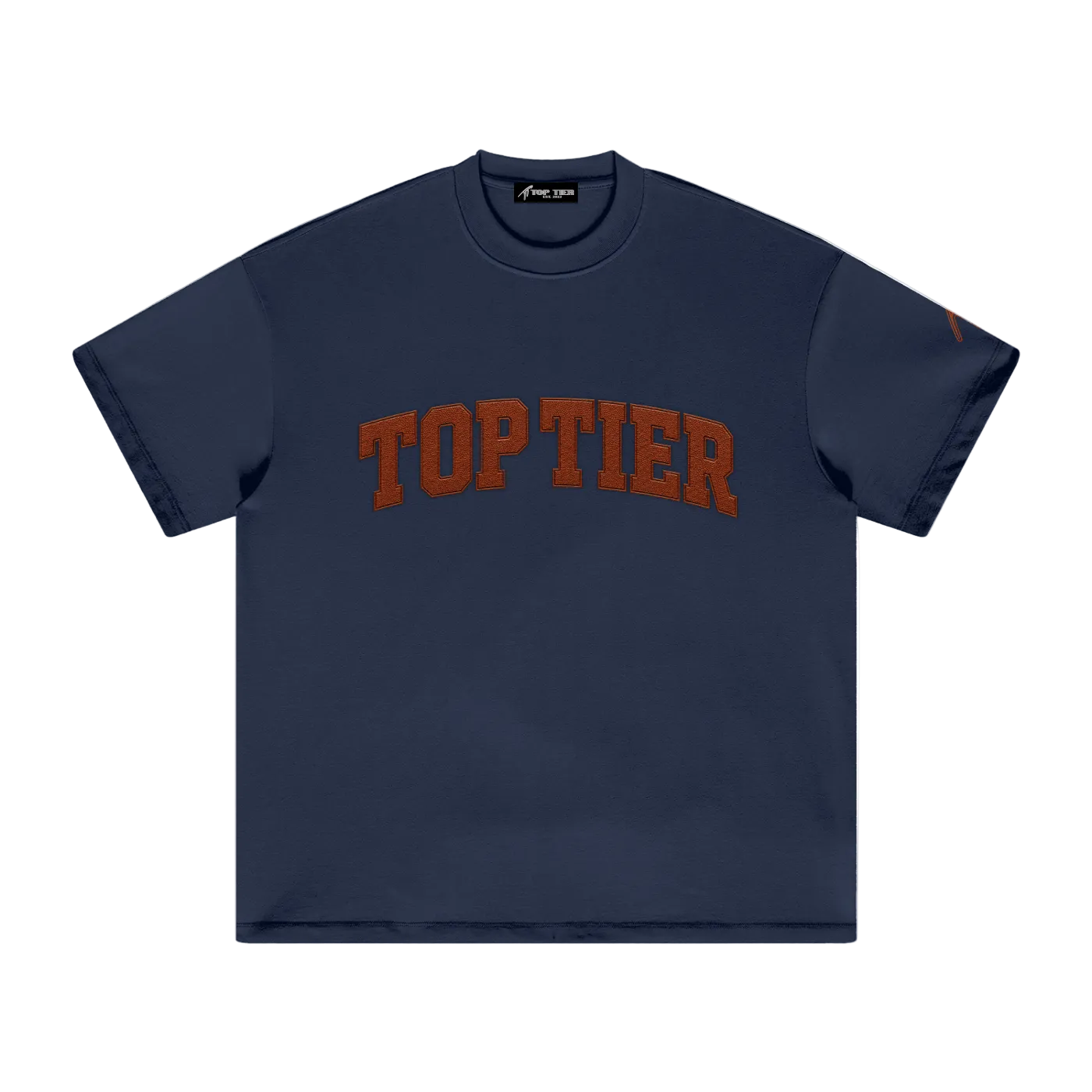 Football Leather Heavyweight Earth Tone T-Shirt