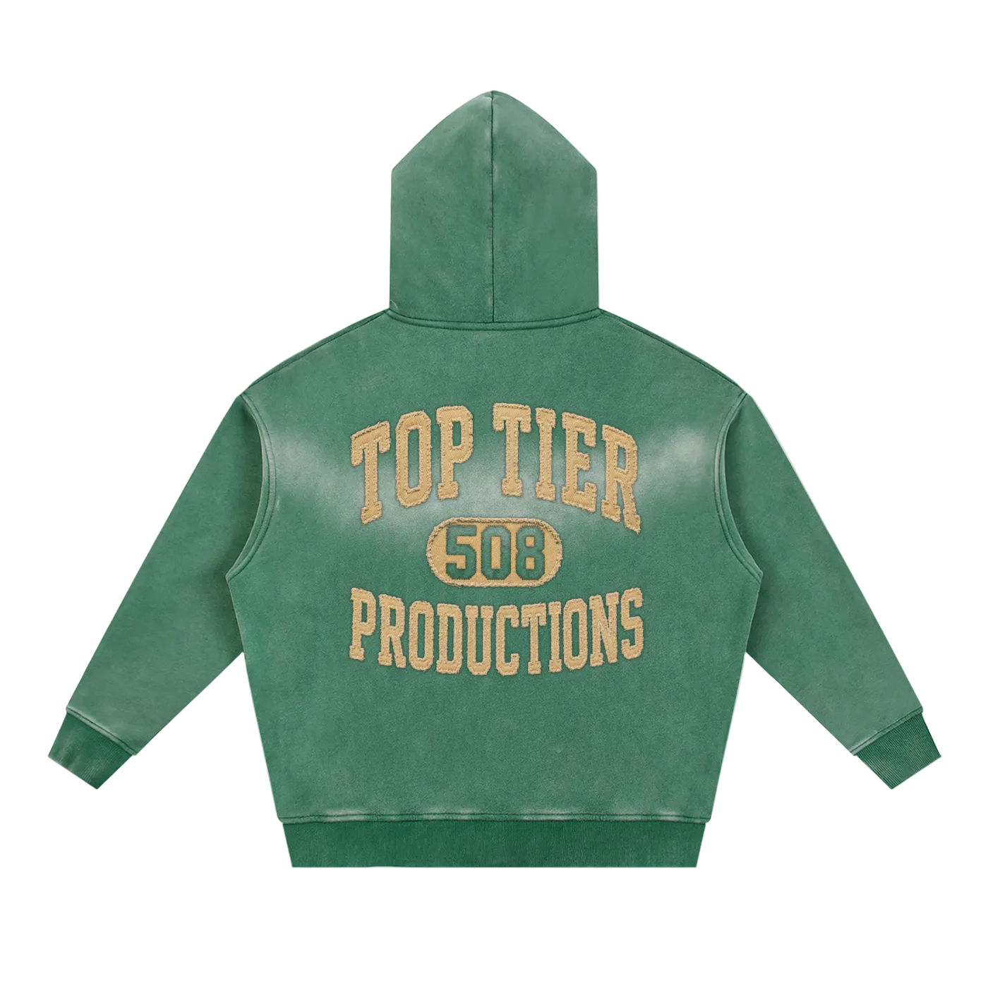 508 Sunfade Zipper Boxy Hoodie