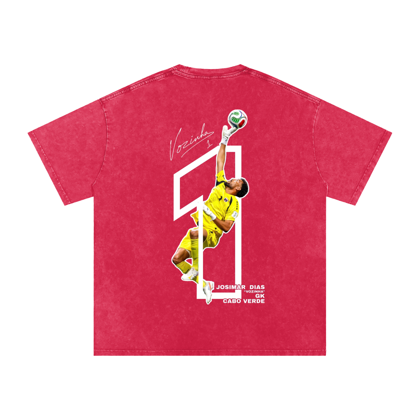 Vozinha World Cup Washed Oversized T-Shirt