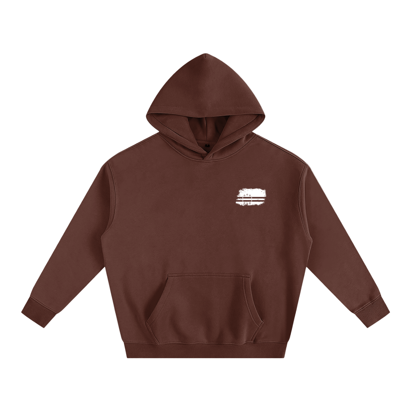 Sudadera con capucha pesada con la bandera de CV (moderna)