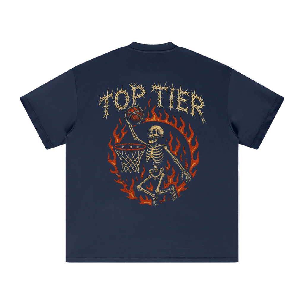 Top Tier Barbed Wire Heavyweight Earth Tone T-Shirt