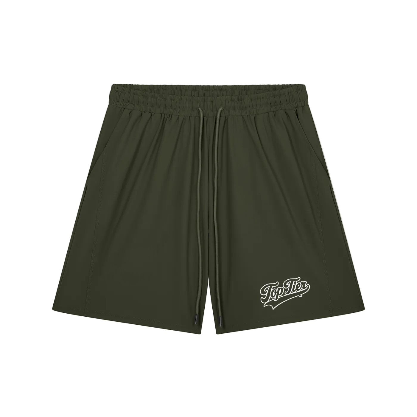 Top Tier Varsity Script Drawstring Shorts
