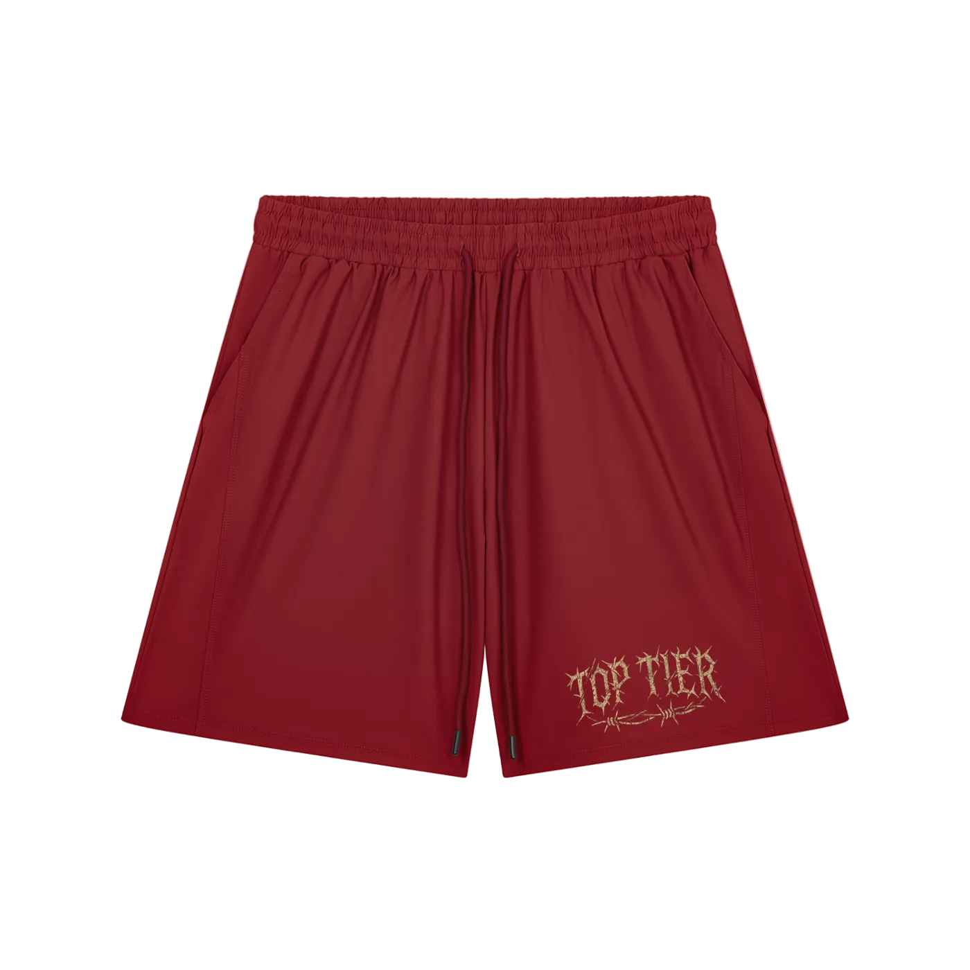 Top Tier Barbed Wire Drawstring Shorts