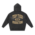 508 Sunfade Zipper Boxy Hoodie