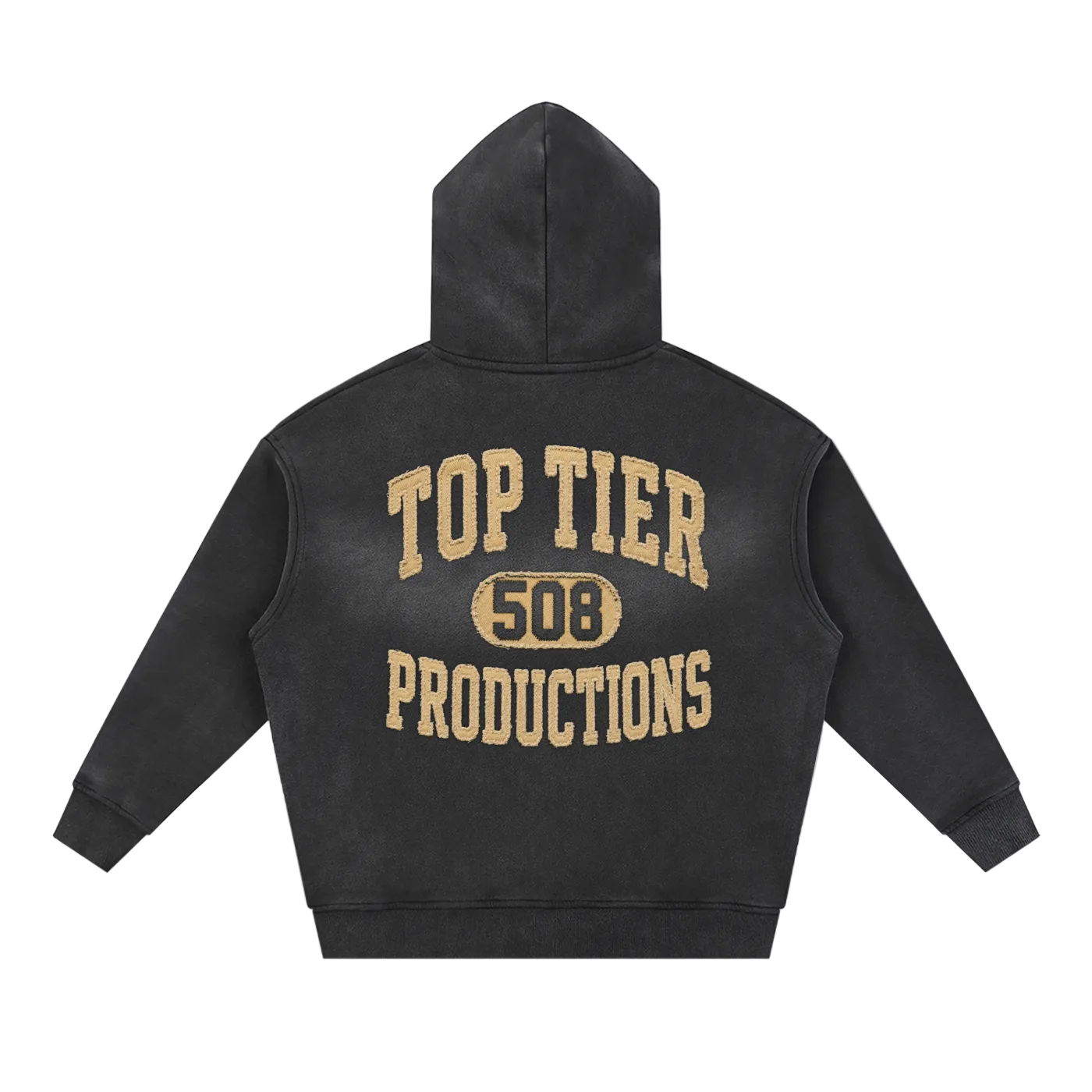 508 Sunfade Zipper Boxy Hoodie