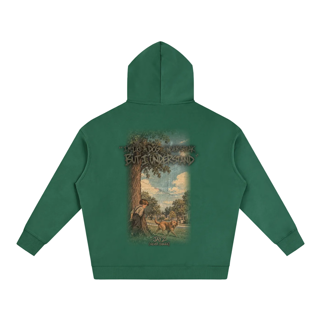 "I Never Speak But I Understand" Oversized Hoodie