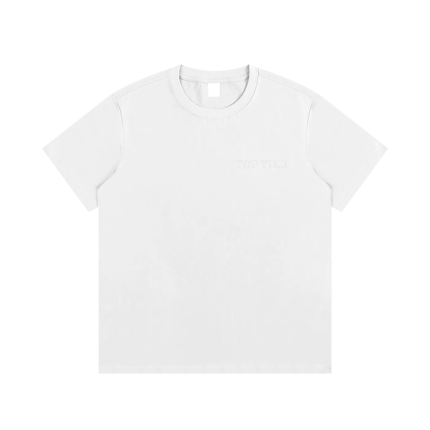 Embroidered White Top Tier T-Shirt
