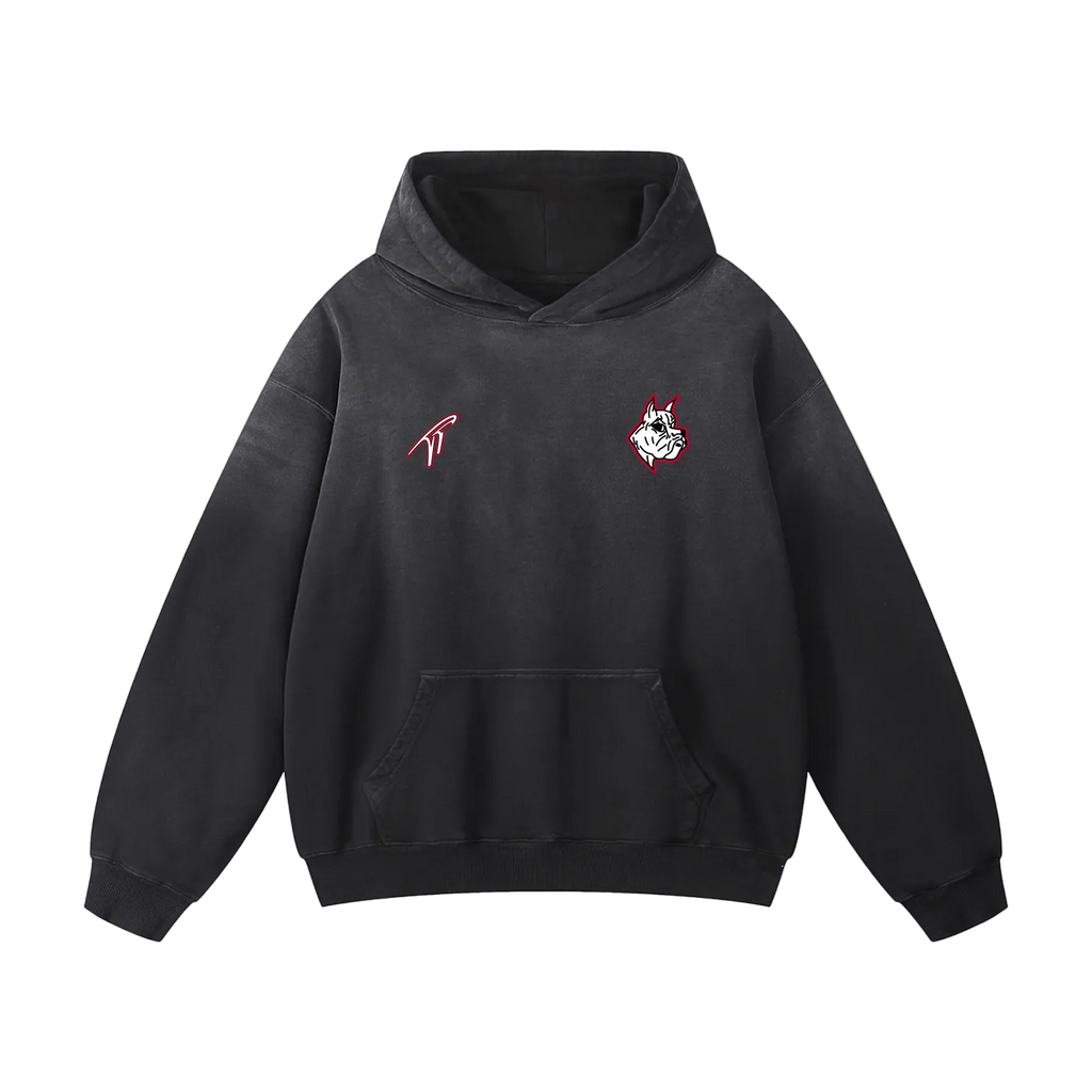Sweat à capuche officiel Brockton High Boys Basketball Heavyweight Sunfade