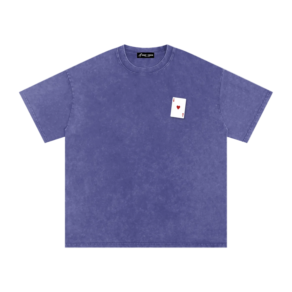 Top Tier Ace's Washed Oversized T-Shirt