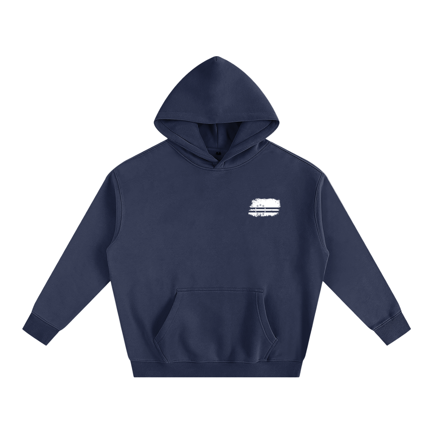 Sudadera con capucha pesada con la bandera de CV (moderna)