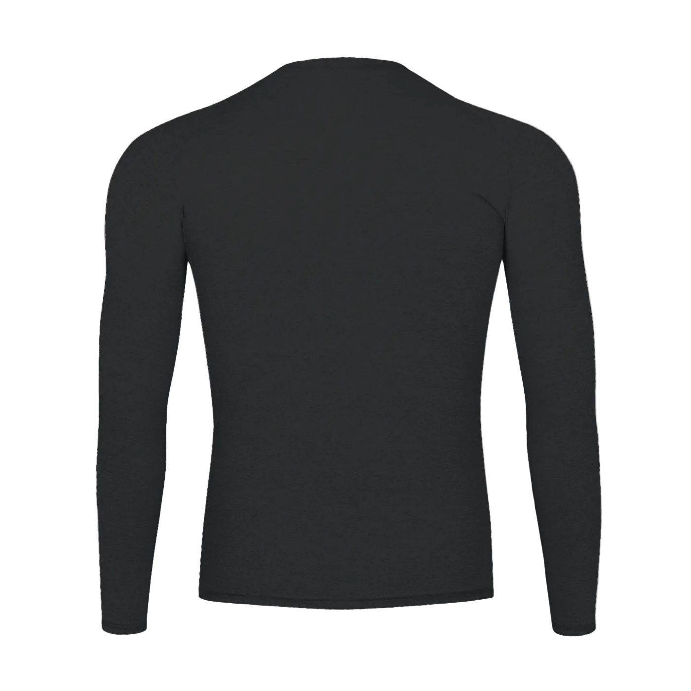 "TT" Long Sleeve Black Compression Shirt