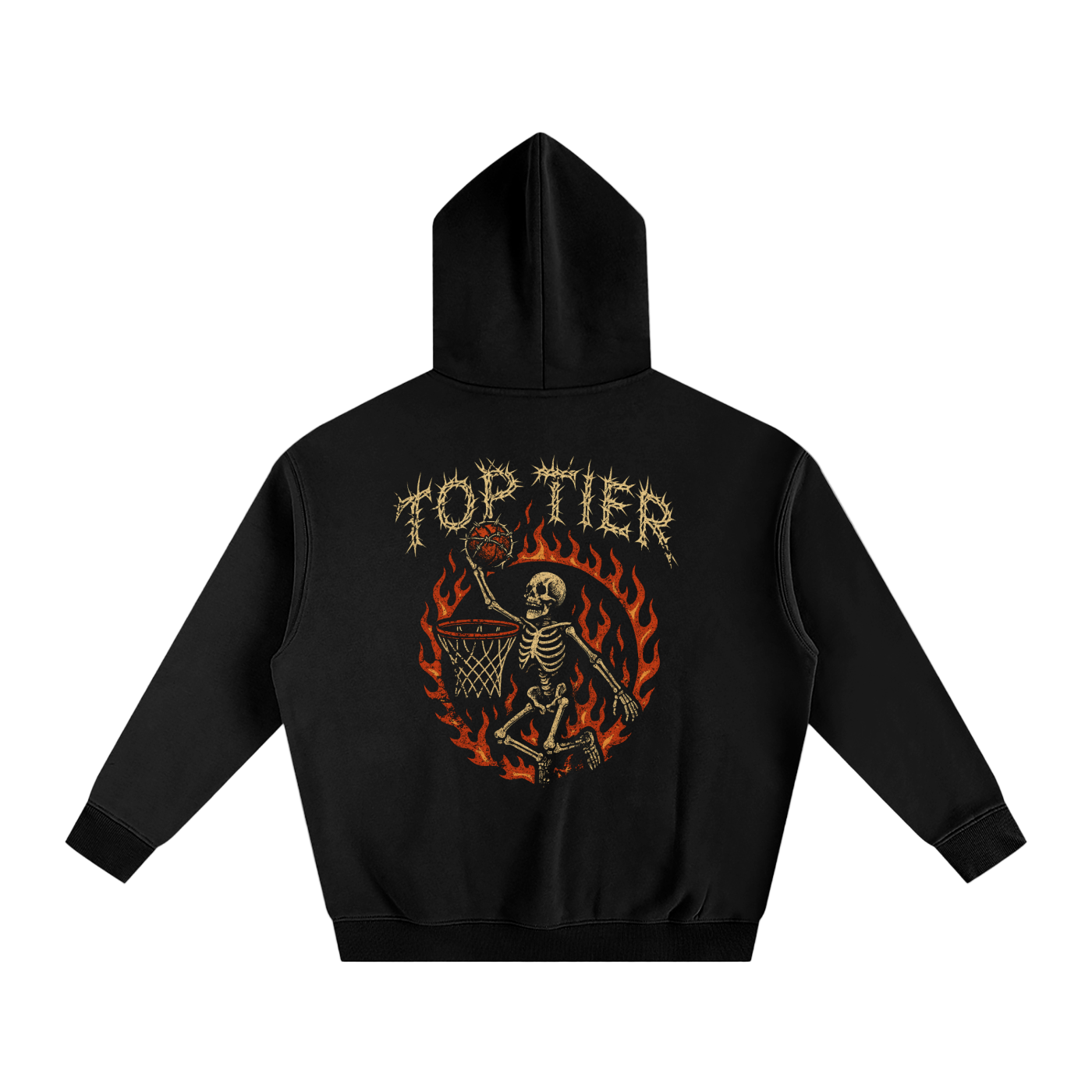 Sudadera con capucha de peso pesado de alambre de púas de primer nivel