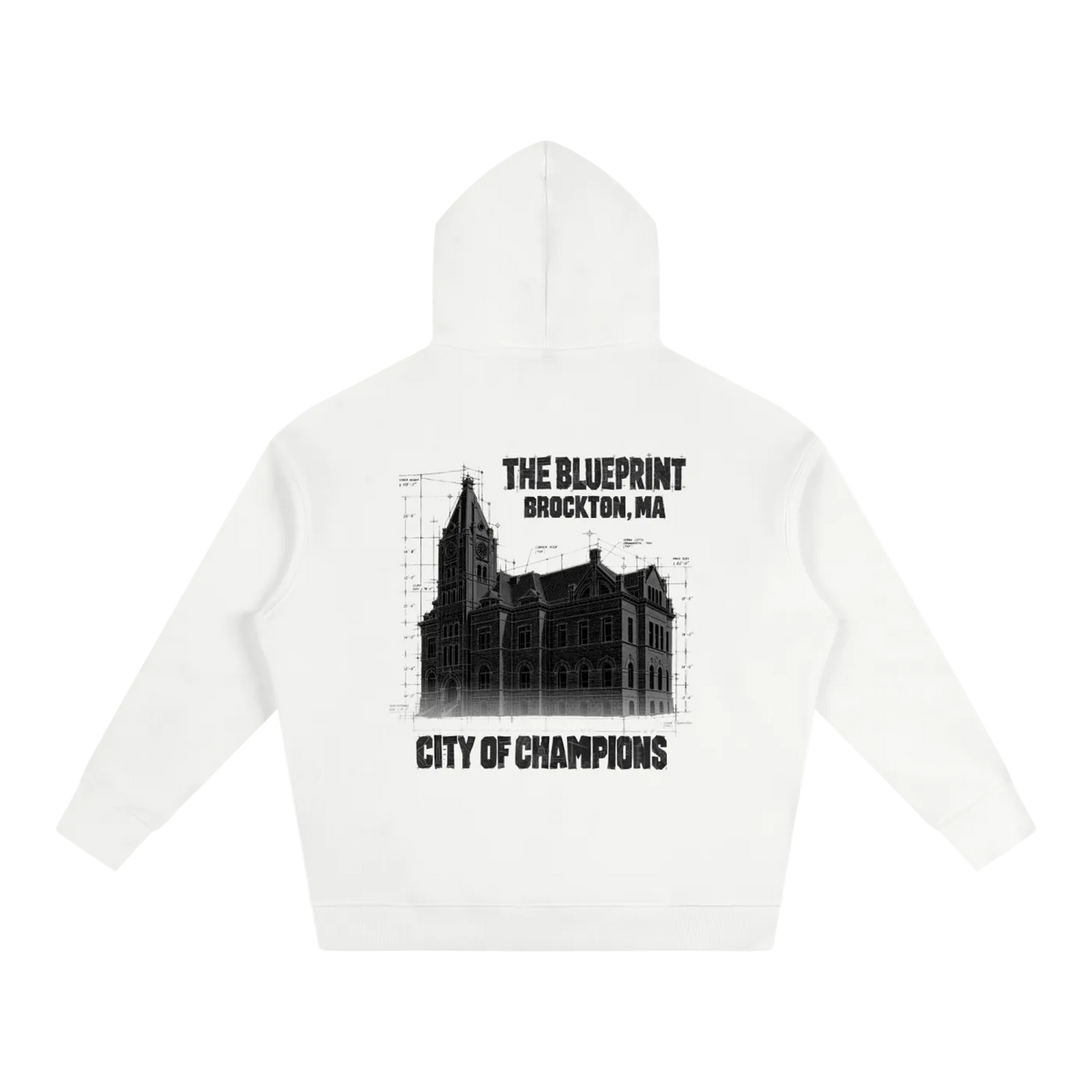 "Brockton - The Blueprint" Oversized Hoodie