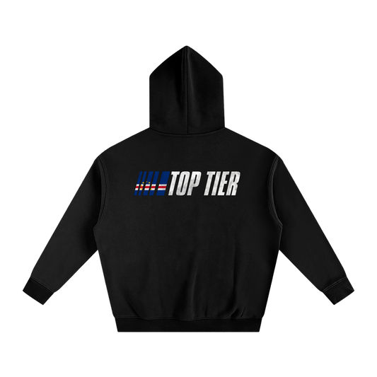 Cape Verdean Flag Oversize Solid-Color Hoodie
