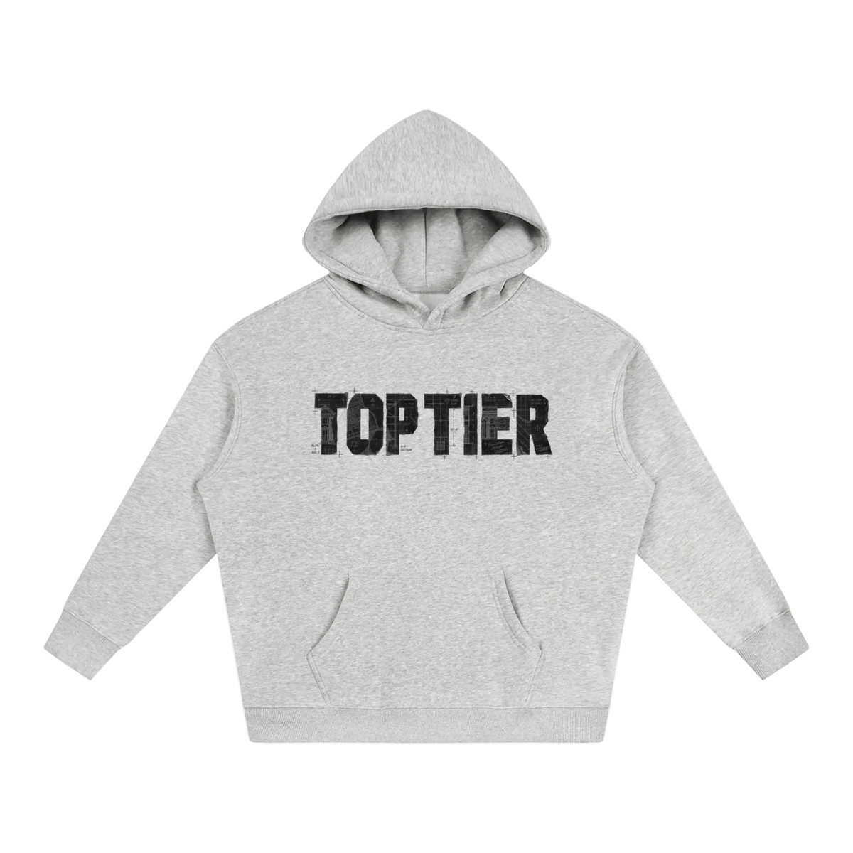 "Brockton - The Blueprint" Oversized Hoodie