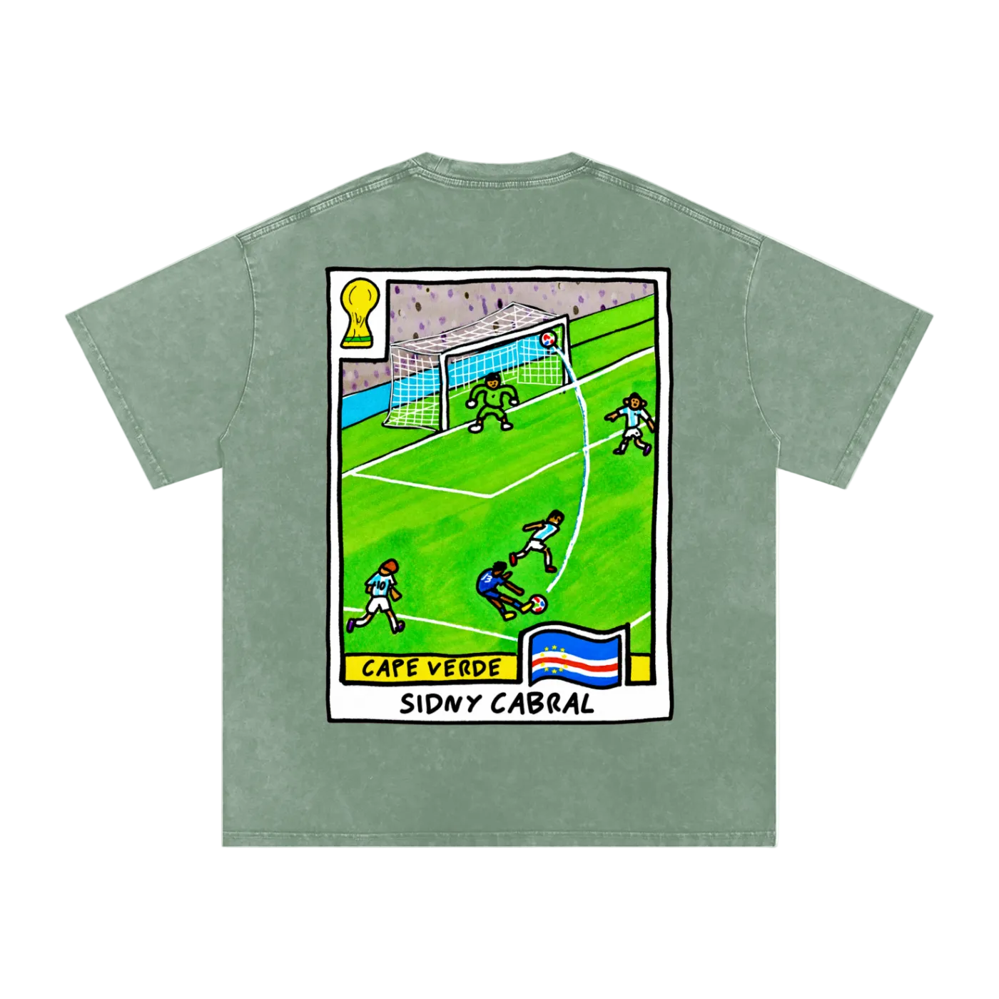 Sidny Lopes Cabral Goal Washed Oversized T-Shirt
