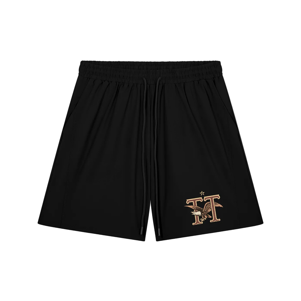 Vintage Eagle Drawstring Shorts