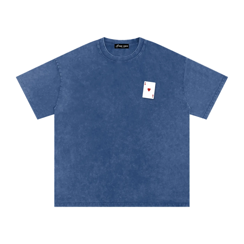 Top Tier Ace's Washed Oversized T-Shirt