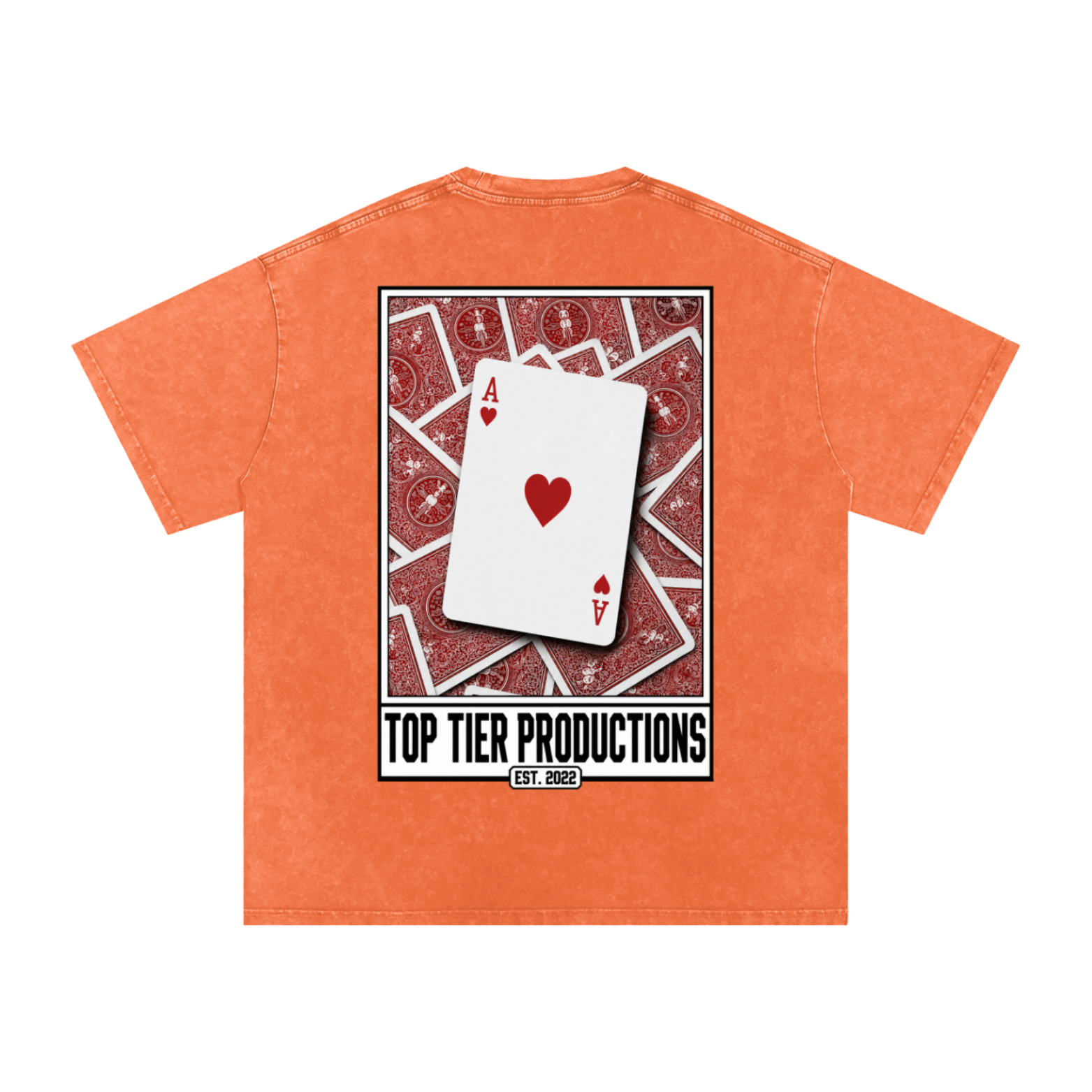 Top Tier Ace's Washed Oversized T-Shirt