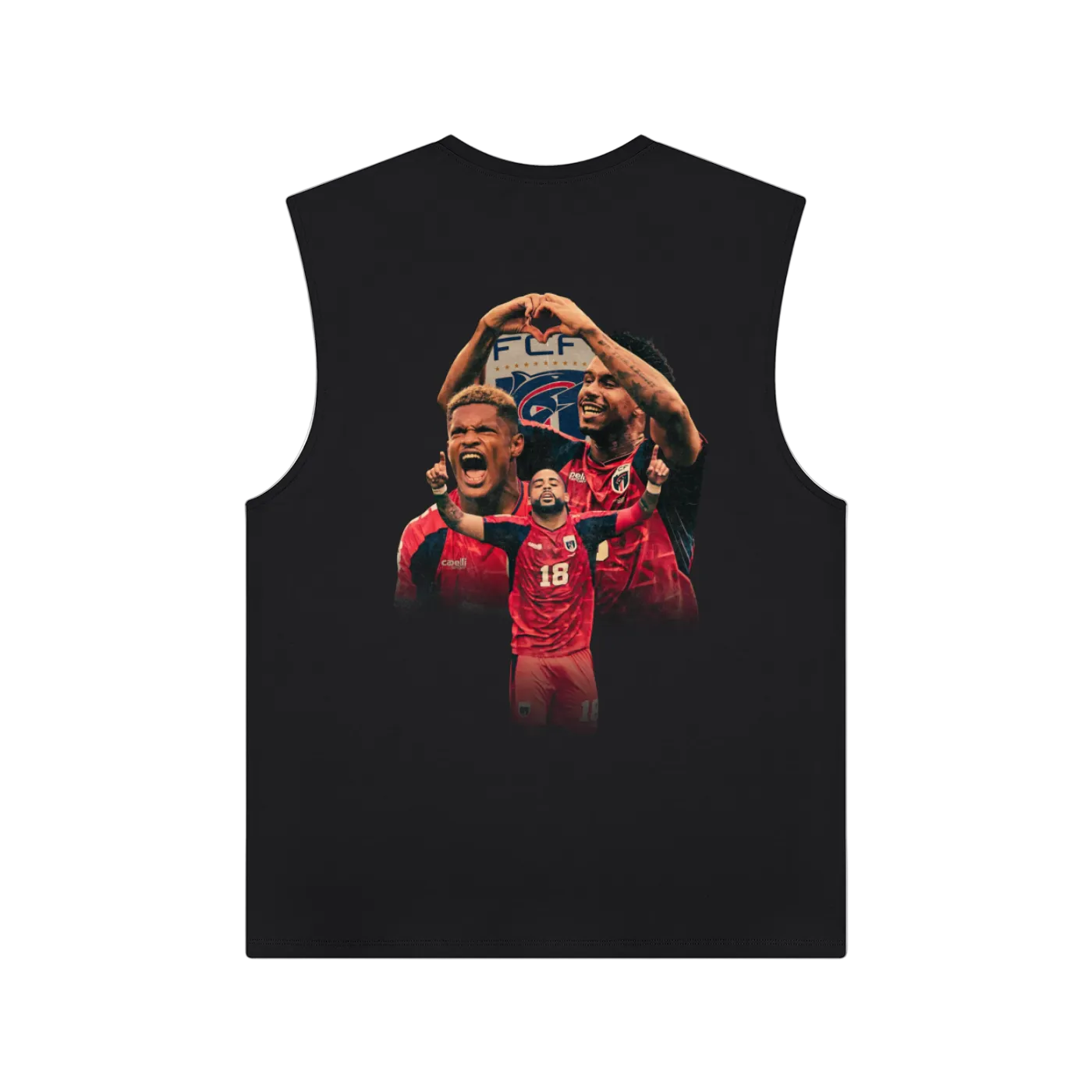 Cabo Verde Na Copa Red Athletic Tank Top
