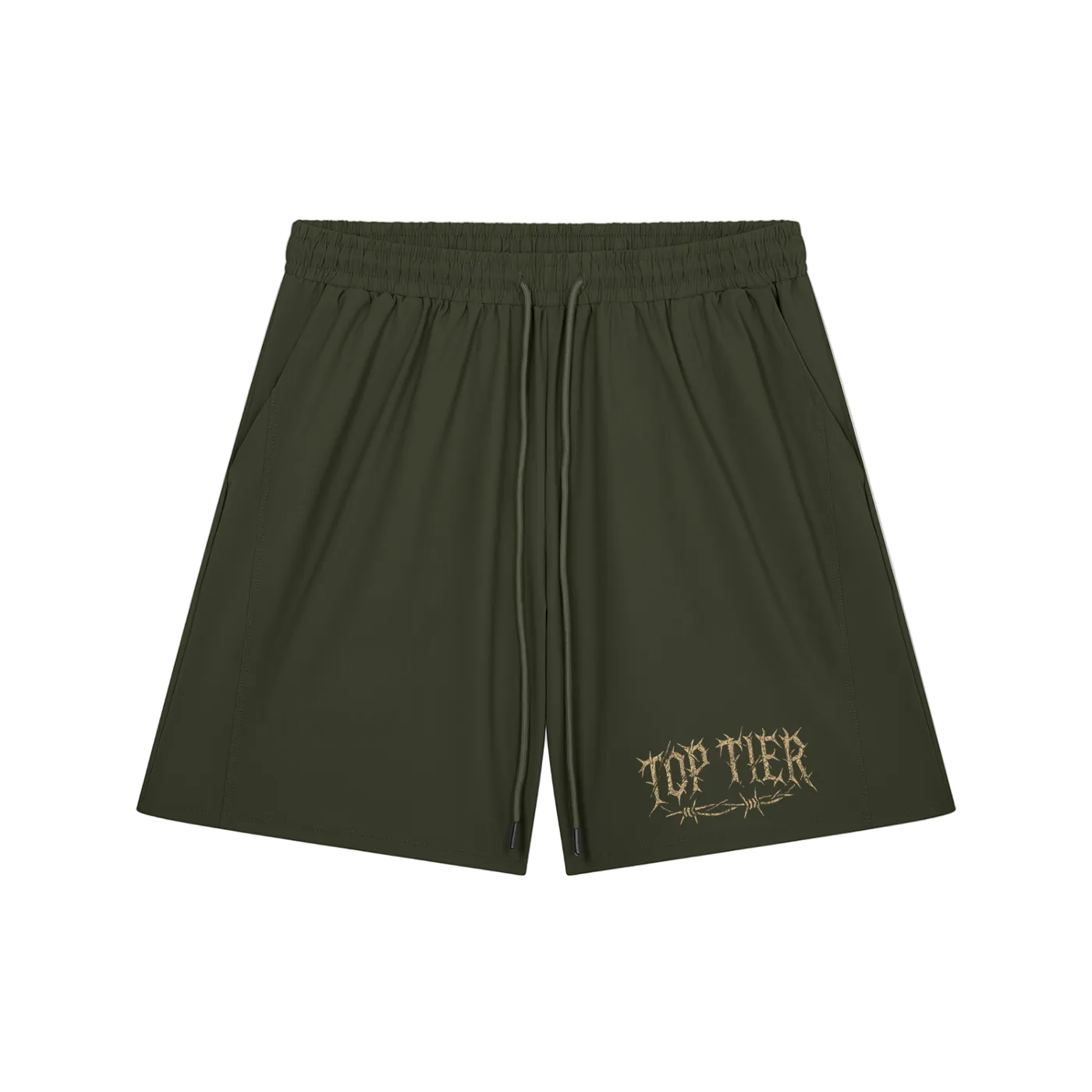 Top Tier Barbed Wire Drawstring Shorts