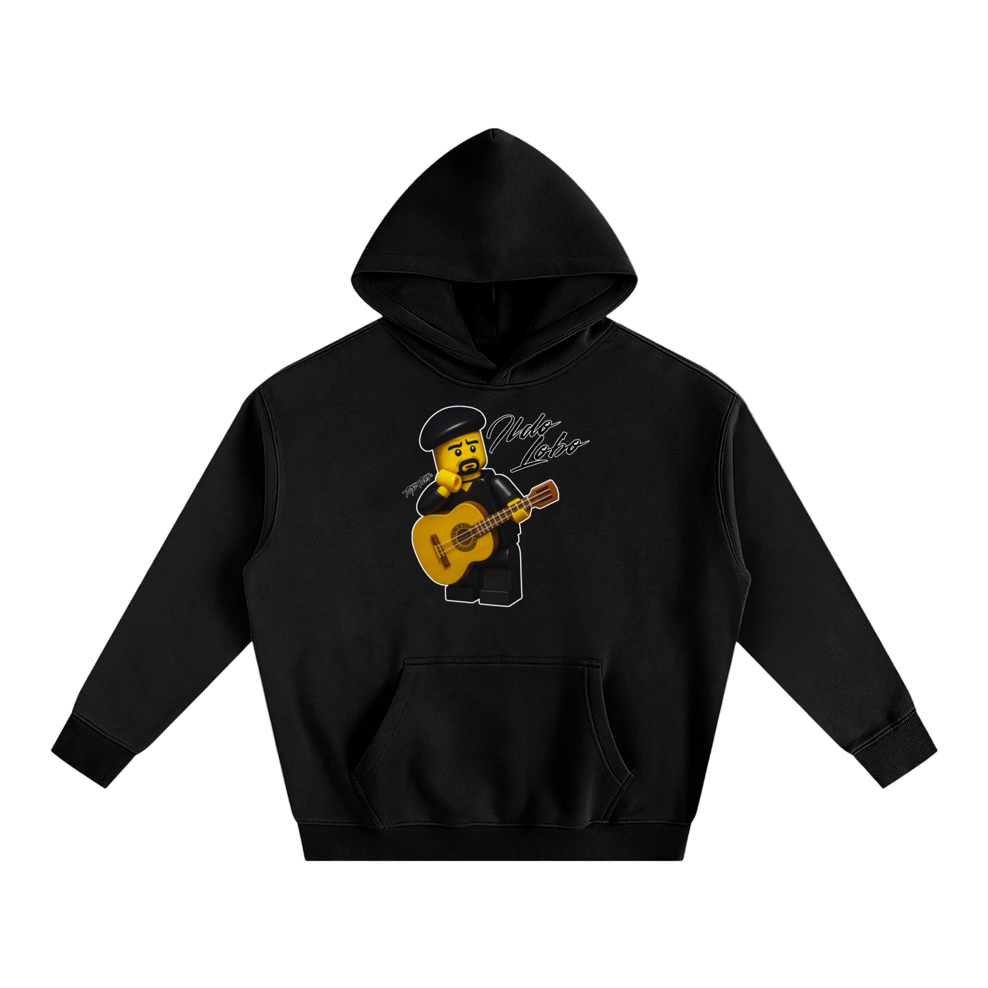 Sudadera con capucha pesada Lego Ildo Lobo (negra)