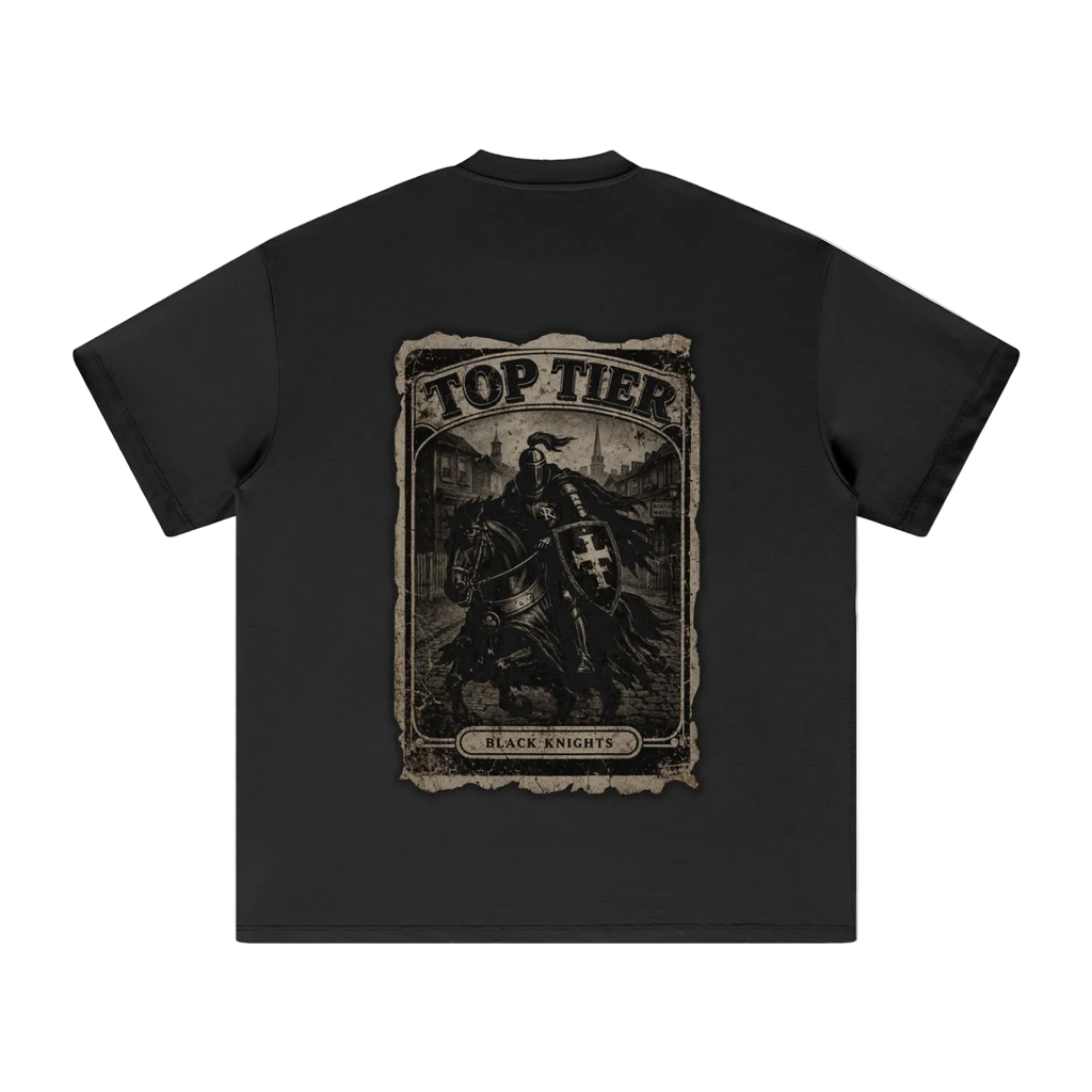 Camiseta gruesa de tonos tierra Black Knights