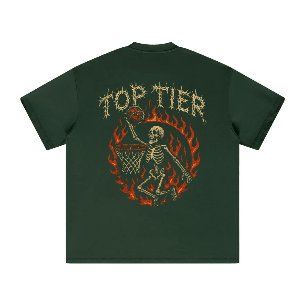 Top Tier Barbed Wire Heavyweight Earth Tone T-Shirt