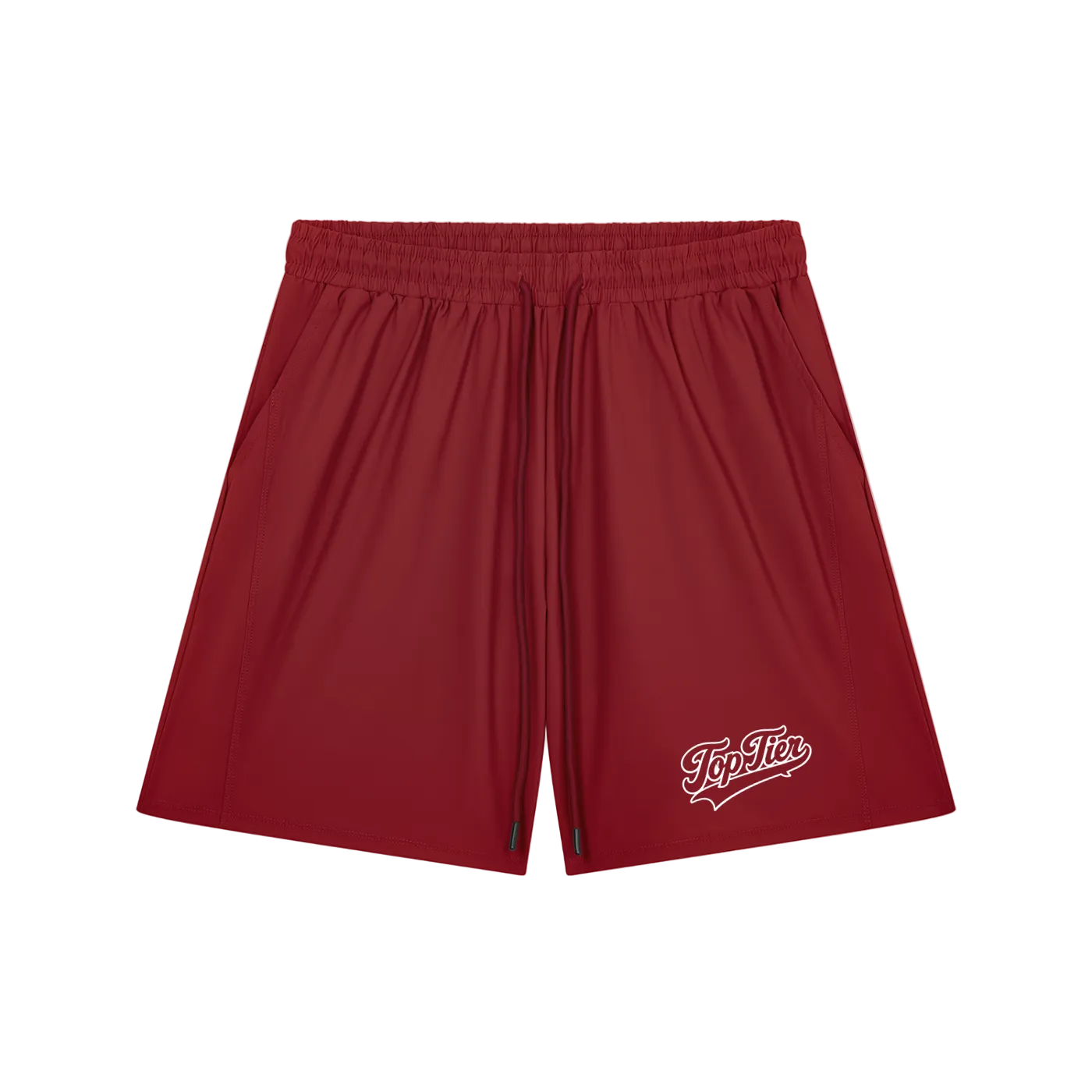 Top Tier Varsity Script Drawstring Shorts