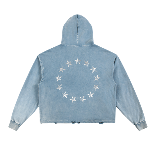 "13 Stars" Vintage Washed Heavyweight Hoodie