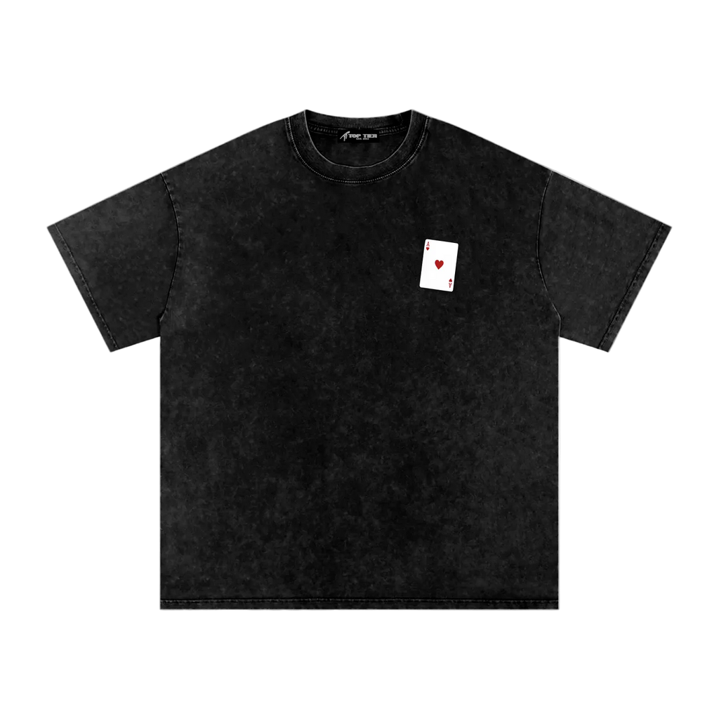 Top Tier Ace's Washed Oversized T-Shirt