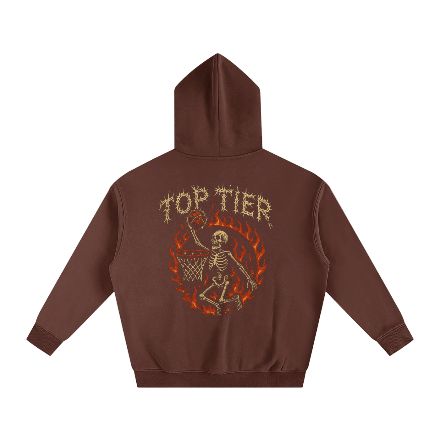 Sudadera con capucha de peso pesado de alambre de púas de primer nivel