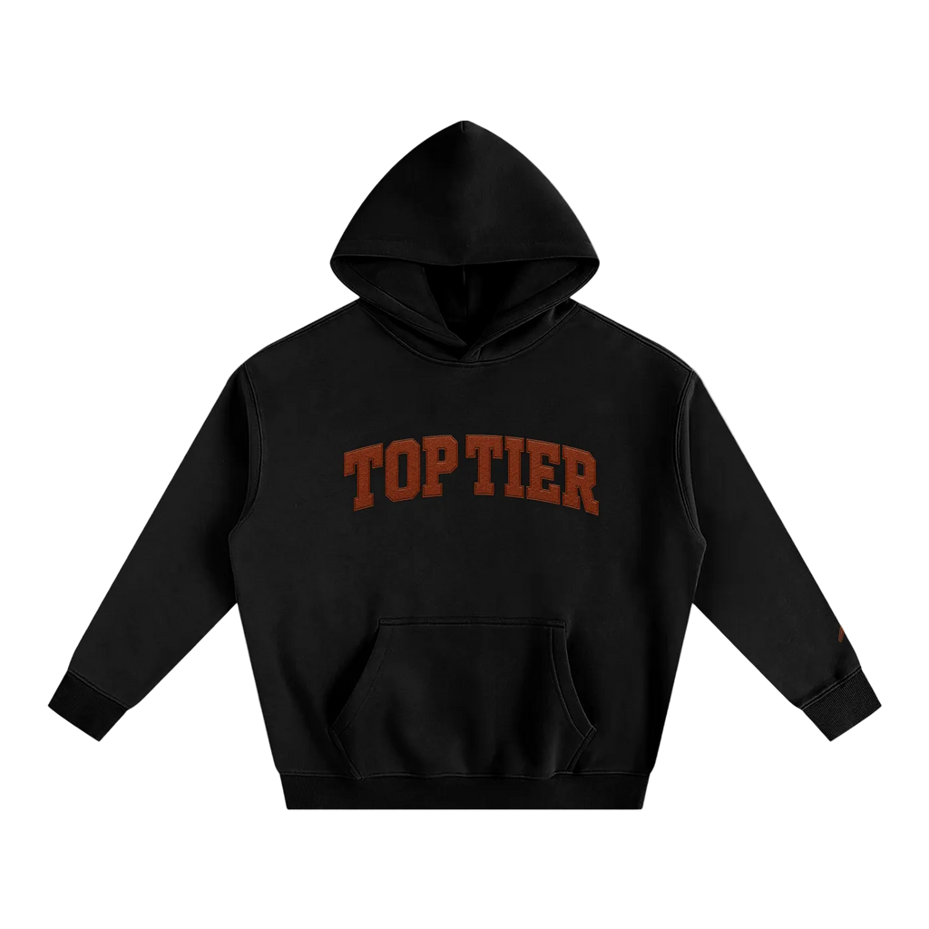 Football Leather Oversized Hoodie