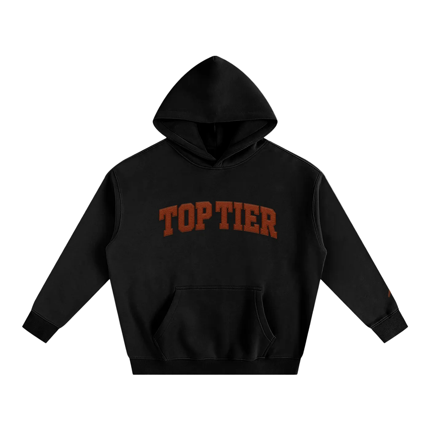 Football Leather Oversized Hoodie