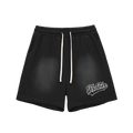 Shorts délavés Varsity Script
