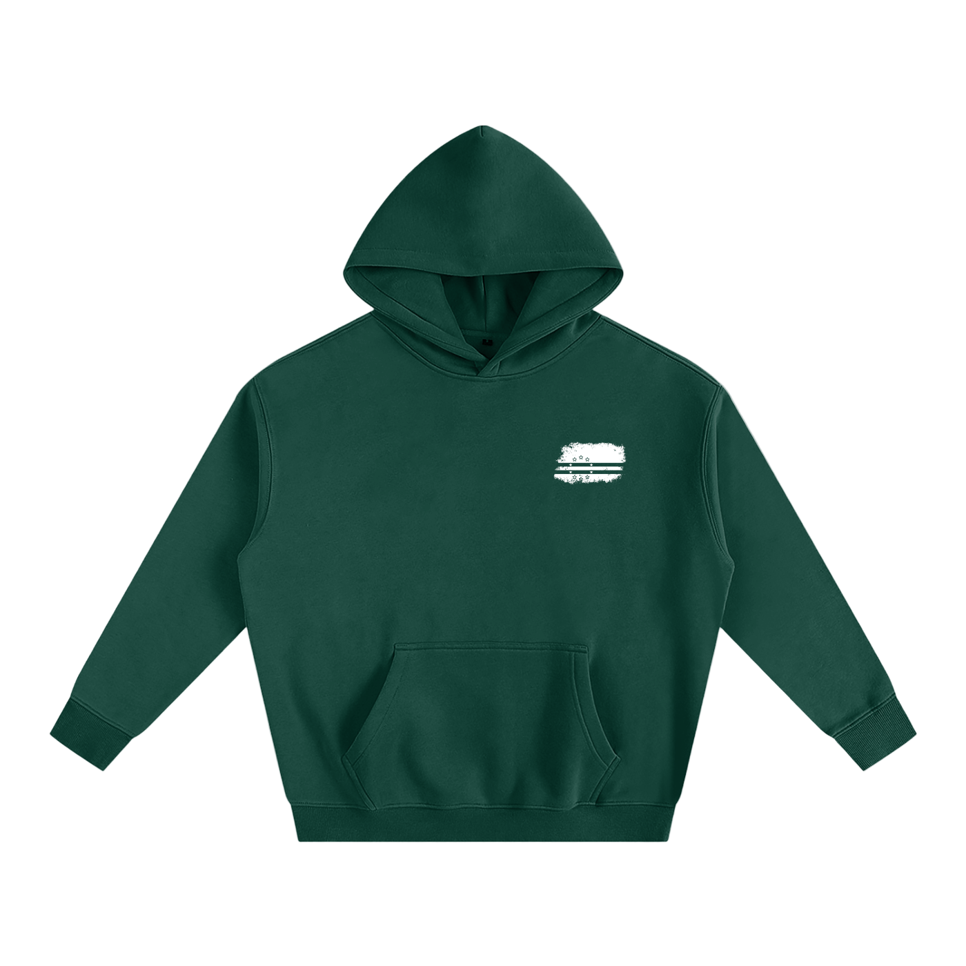 Sudadera con capucha pesada con la bandera de CV (moderna)