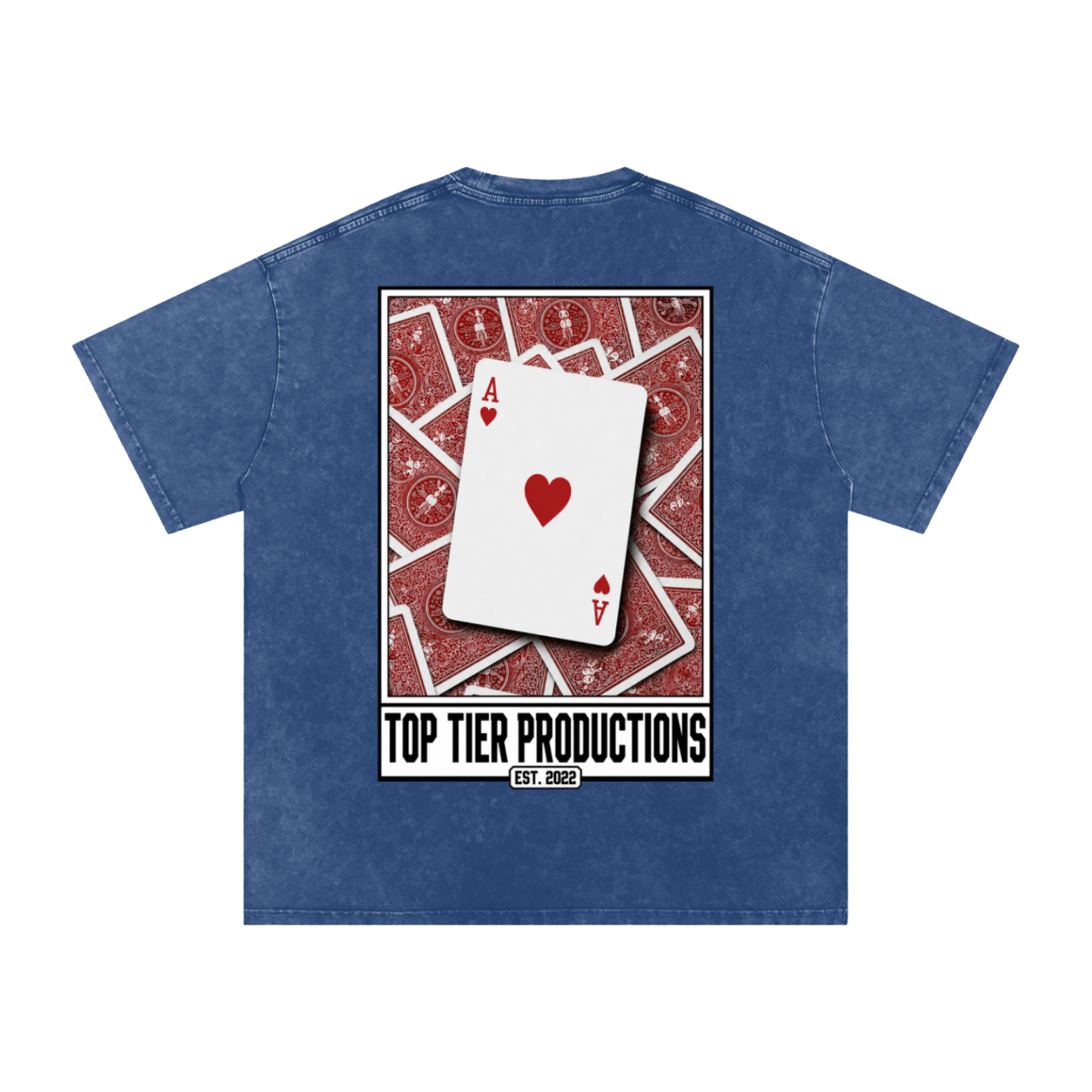Top Tier Ace's Washed Oversized T-Shirt