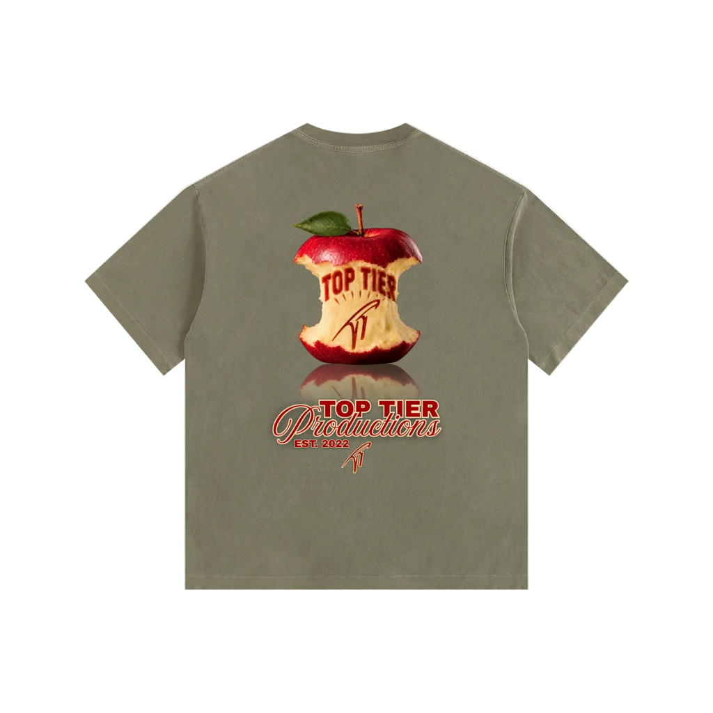 Top Tier Apple Vintage Oversized T-Shirt