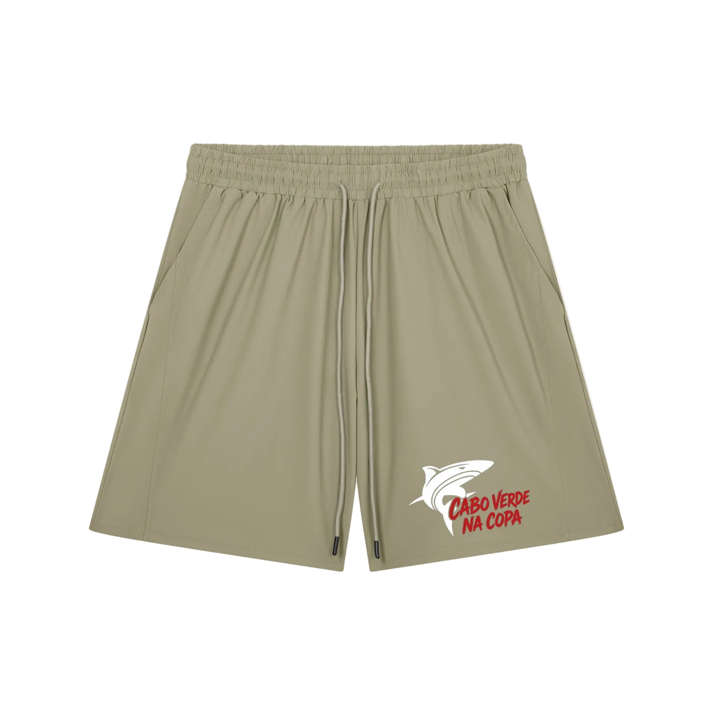 Cabo Verde Na Copa Red Drawstring Shorts