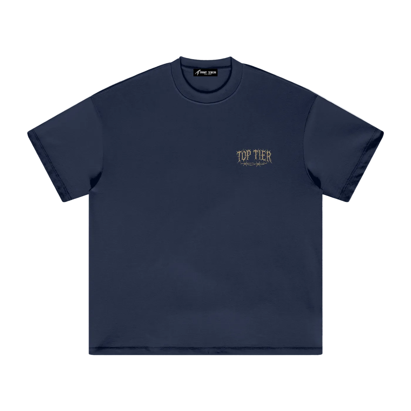 Top Tier Barbed Wire Heavyweight Earth Tone T-Shirt