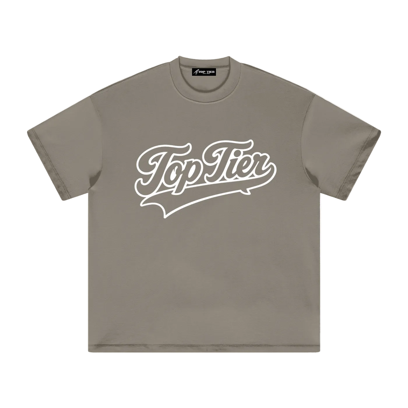 Varsity Script Heavyweight Earth Tone T-Shirt