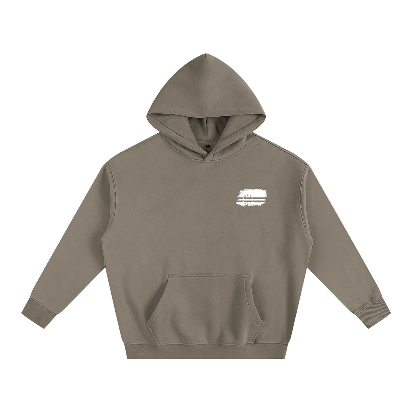 Sudadera con capucha pesada con la bandera de CV (moderna)
