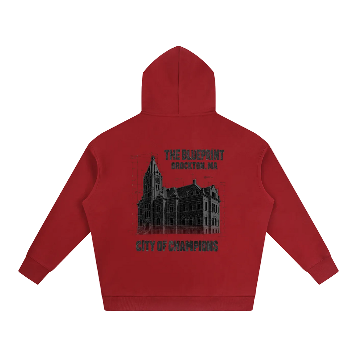 "Brockton - The Blueprint" Oversized Hoodie