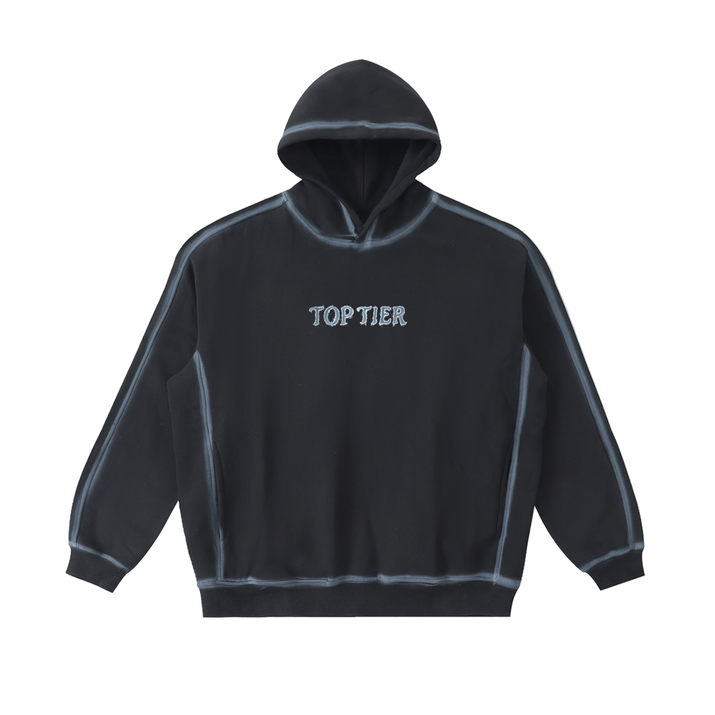 Smoking Skull "TT" Sunfaded Hoodie